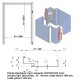 Oceľová Zárubňa CgH 160/197 - S tesnením - Prepravný náter (červenohnedá) - murivo/tvárnica