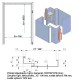 Oceľová Zárubňa CgH 70/197 - S tesnením - Prepravný náter (červenohnedá) - murivo/tvárnica