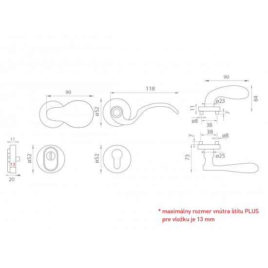 MI - LYON / RAMA - R PLUS M BRA - bronz antik (AB)