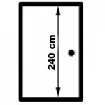 Atypická - výška staveb. otvoru = 245 cm 