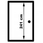 Atypická - výška staveb. otvoru = 246 cm 