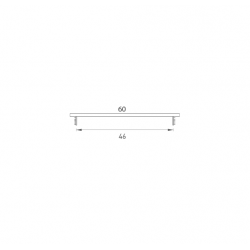 SRL - ALFA vetracia mriežka 60 x 2000 mm BRM - bronz matný (C33)